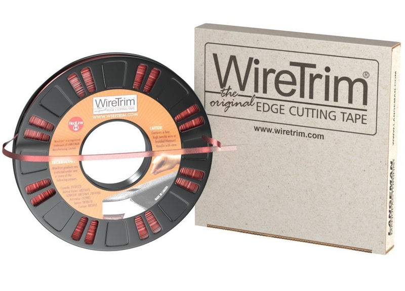 WireTrim Edge Cutting Tape, 1/4-Inch X 100 Feet (1 Roll, Redline HD) - Image 1